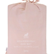 Комплект постельного белья LINEN 50%лен/50%хлопок, розовый