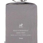 Комплект постельного белья LINEN 50%лен/50%хлопок, серый