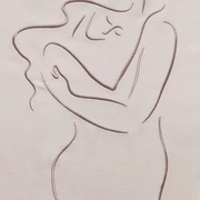 Наволочка с запахом "TENDERNESS", сатин, бежевый
