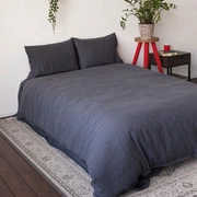 Комплект постельного белья "BEDROOM LINE", 100% лен, графитовый