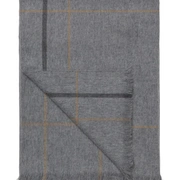 SQUARE light grey Плед 130/200 , 50% альпака + 40% овечья шерсть + 10% микрофибра, 560 гр