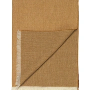 VENICE white/yellow ochre Плед 130/190 74% беби альпака 26% овечья шерсть 675 гр