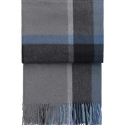 MANHATTAN steel blue/dusty ocean Плед 130/200 , 50% альпака + 40% овечья шерсть + 10% микрофибра, 56