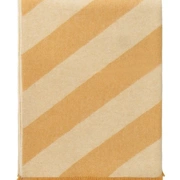 FISHBONE yello ochre Плед 130/190 , 50% альпака + 40% овечья шерсть + 10% микрофибра, 700 гр