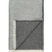 VENICE white/grey Плед 130/190 74% беби альпака 26% овечья шерсть 675 гр