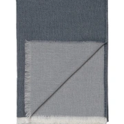 VENICE white/grey blue Плед 130/190 74% беби альпака 26% овечья шерсть 675 гр