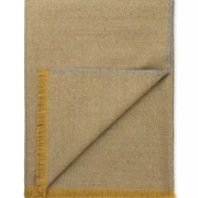 SKYFALL yellow ochreПлед 130/200 беби альпака 100% , 620 гр