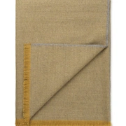 SKYFALL yellow ochreПлед 130/200 беби альпака 100% , 620 гр