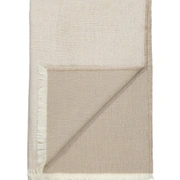 VENICE white/latte Плед 130/190 74% беби альпака 26% овечья шерсть 675 гр