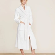 Халат Barefoot Dreams ECO CC RIBBED цвет слоновая кость, трикотаж, рельефная полоска, 100% полиэсте