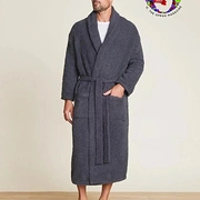 Халат Barefoot Dreams CC ADULT ROBE серо-синий, трикотаж, 100% полиэстер, размер S