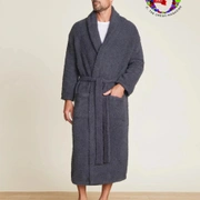 Халат Barefoot Dreams CC ADULT ROBE серо-синий, трикотаж, 100% полиэстер, размер S