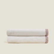 Плед Frati SOFT BAMBOO NEVE с тесьмой Coco, кремовый, 160х200, бамбук 40% полиэстер 60%, 910г