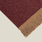 Плед Frati SOFT BAMBOO BURGUNDY с тесьмой Matisse, бордовый, 160х200, бамбук 40% полиэстер 6