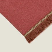 Плед Frati SOFT BAMBOO LAVA с тесьмой Rousseau, красный, 160х200, бамбук 40% полиэстер 60%, 820г