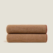 Плед Frati SOFT BAMBOO BISCOTTO, желто-коричневый, 160х200, бамбук 40% полиэстер 60%, 800г