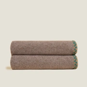 Плед Frati SOFT BAMBOO TORTORA с тесьмой Coco, коричневый, 160х200, бамбук 40% полиэстер 60%, 910г