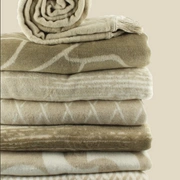 Плед CLAUDI LINEAS NATUREL, 150х200см, 60% хлопок 40% акрил