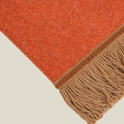 Плед SOFT BAMBOO APRICOT с тесьмой BRIGITTE, оранжевый, 160х200, бамбук 40% полиэстер 60%, 820г