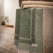 Плед Frati COUNTRY VERDE, зеленый, 130х170, хлопок 75% полиэстер 25%, 550г