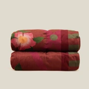Одеяло-комфортер ROSE FLOWER TERRACOTTA 130х170 вельвет, полиэстер 100%, начинка пух