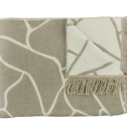 Плед CLAUDI LINEAS GREY, 150х200см, 60% хлопок 40% акрил