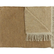 Плед CLAUDI UNAMI CAMEL, 150х200см, 60% хлопок 40% акрил