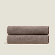 Плед Frati SOFT BAMBOO TORTORA, коричневый, 160х200, бамбук 40% полиэстер 60%, 800г