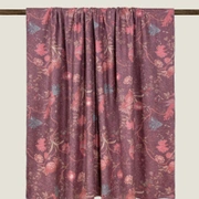 Плед Frati BAMBOO STAMPATOBIRDS OF PARADISE BORDEAUX, бордовый, 150х200, бамбук 40% полиэстер 60%