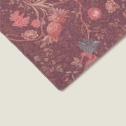 Плед Frati BAMBOO STAMPATOBIRDS OF PARADISE BORDEAUX, бордовый, 150х200, бамбук 40% полиэстер 60%