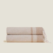 Плед Frati COUNTRY CAMMELLO, бежевый, 130х170, хлопок 75% полиэстер 25%, 550г