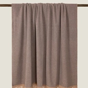 Плед Frati SOFT BAMBOO TORTORA с тесьмой Matisse, коричневый, 160х200, бамбук 40% полиэстер 60%, 900