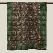 Одеяло-комфортер FLORAL GREEN 130х170 вельвет, полиэстер 100%, начинка пух