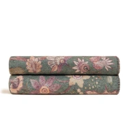 Плед Frati SOFT BAMBOO ENGLISH MORRIS GREEN, зеленый, 150х200, бамбук 40% полиэстер 60%, 720г