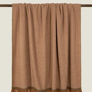 Плед Frati SOFT BAMBOO BISCOTTO с тесьмой Matisse, желто-коричневый, 160х200, бамбук 40% полиэстер 6