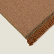 Плед Frati SOFT BAMBOO BISCOTTO с тесьмой Matisse, желто-коричневый, 160х200, бамбук 40% полиэстер 6