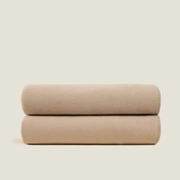 Плед Frati SOFT VISCOSE BEIGE, бежевый, 130x160, вискоза 30% полиэстер 70%, 510г