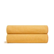 Плед Frati SOFT BAMBOO SENAPE, желтый, 160х200, бамбук 40% полиэстер 60%, 800г