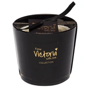 Свеча ароматическая Victoria with Love Glossy black 400гр, выдувное стекло