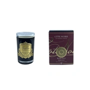 Свеча ROSE OUD75 гр, черный стаканчик, золотой декор, ВхШхД 11х7,5х7,5см соевый воск, время горени