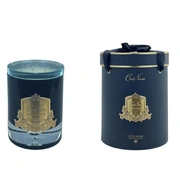 LUXURY CANDLE VANILLAСвеча 750 гр, золотой декор, соевый воск, ВхШхД 21х17х17 см, время горения 30