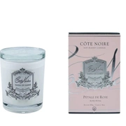 Свеча ROSE PETAL 450 гр , белый стаканчик, серебряный декор, время горения 100