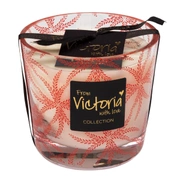 Свеча ароматическая Victoria with Love Ferns red 400гр, выдувное стекло