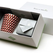 TOMETO ROUGE MOTIF PLATIN Свеча парфюмированная, лиможский фарфор с платиновым декором, зеленый, 200