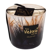 Свеча ароматическая Victoria with Love Plumeau brown 400гр, выдувное стекло
