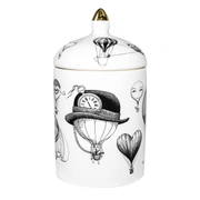 Свеча ароматическая Rory Dobner BALLOONS 750 гр, свежий цветок хлопка, 9 × 9 × 16 см, фарфор