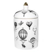 Свеча ароматическая Rory Dobner BALLOONS 750 гр, свежий цветок хлопка, 9 × 9 × 16 см, фарфор