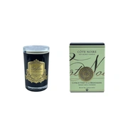 CITRON VERTСвеча 75 гр, черный стаканчик, золотой декор, ВхШхД 11х7,5х7,5см соевый воск, время гор