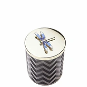 HERRINGBONE Свеча большая, платок, 600 гр, соевый воск, время горения 100 ч ВхШхД 21х17х17 см
