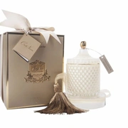 Grand Cream Art Deco Свеча 500г, кремовый, кисть ароматизированная, соевый воск, спрей 5мл д